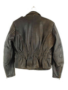 Vintage Damen y2k Motorcycle Jacke Braun M (back image)