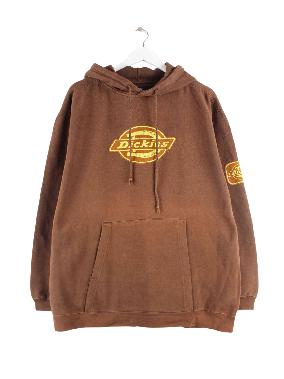 Dickies y2k Logo Print Hoodie Braun L (front image)