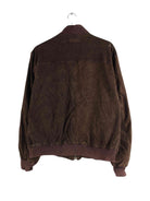 Marlboro 90s Vintage Leder Jacke Braun L (back image)