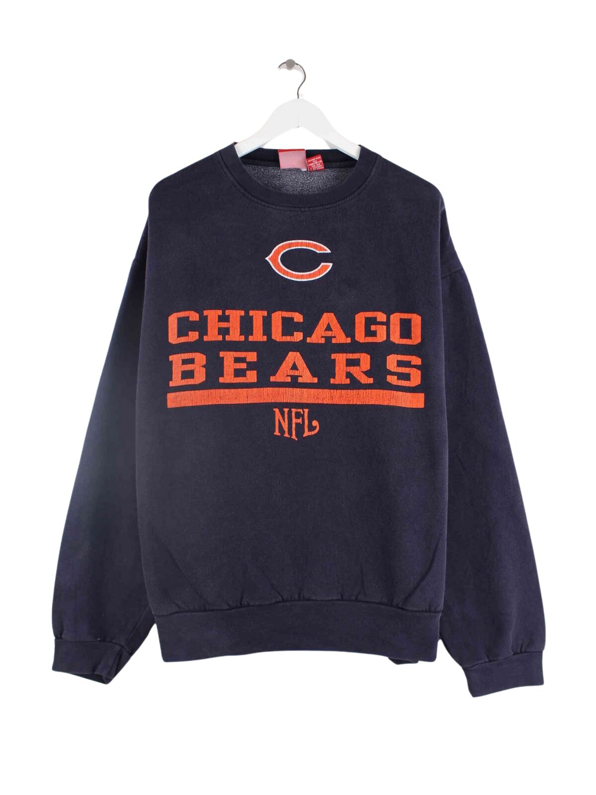 NFL 00s Chicago Bears Print Sweater Blau XL (front image)