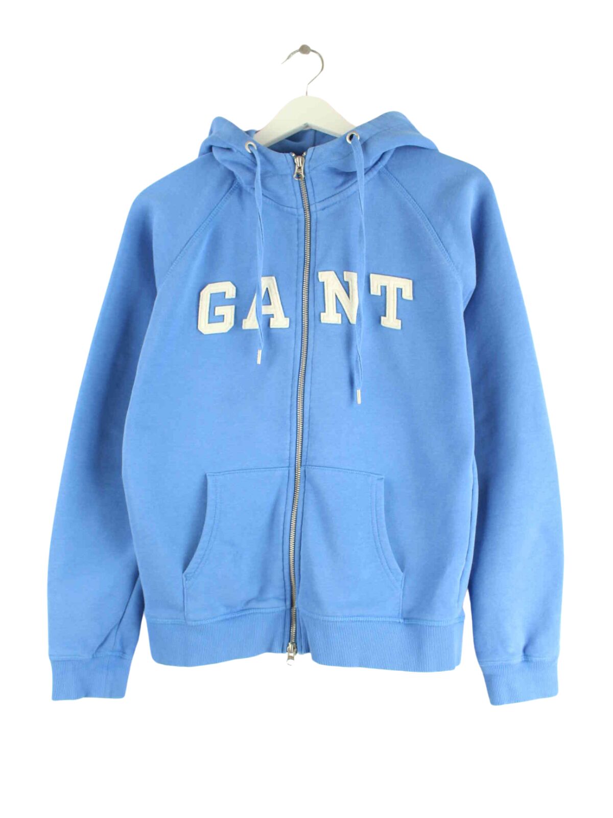 Gant Embroidered Zip Hoodie Blau M (front image)