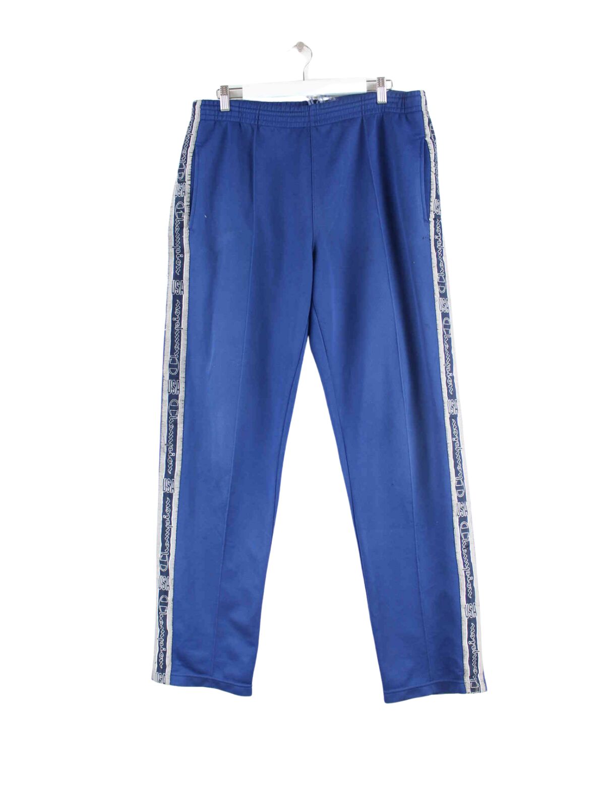 Champion 90s Vintage Tape Track Pants Blau XL (front image)