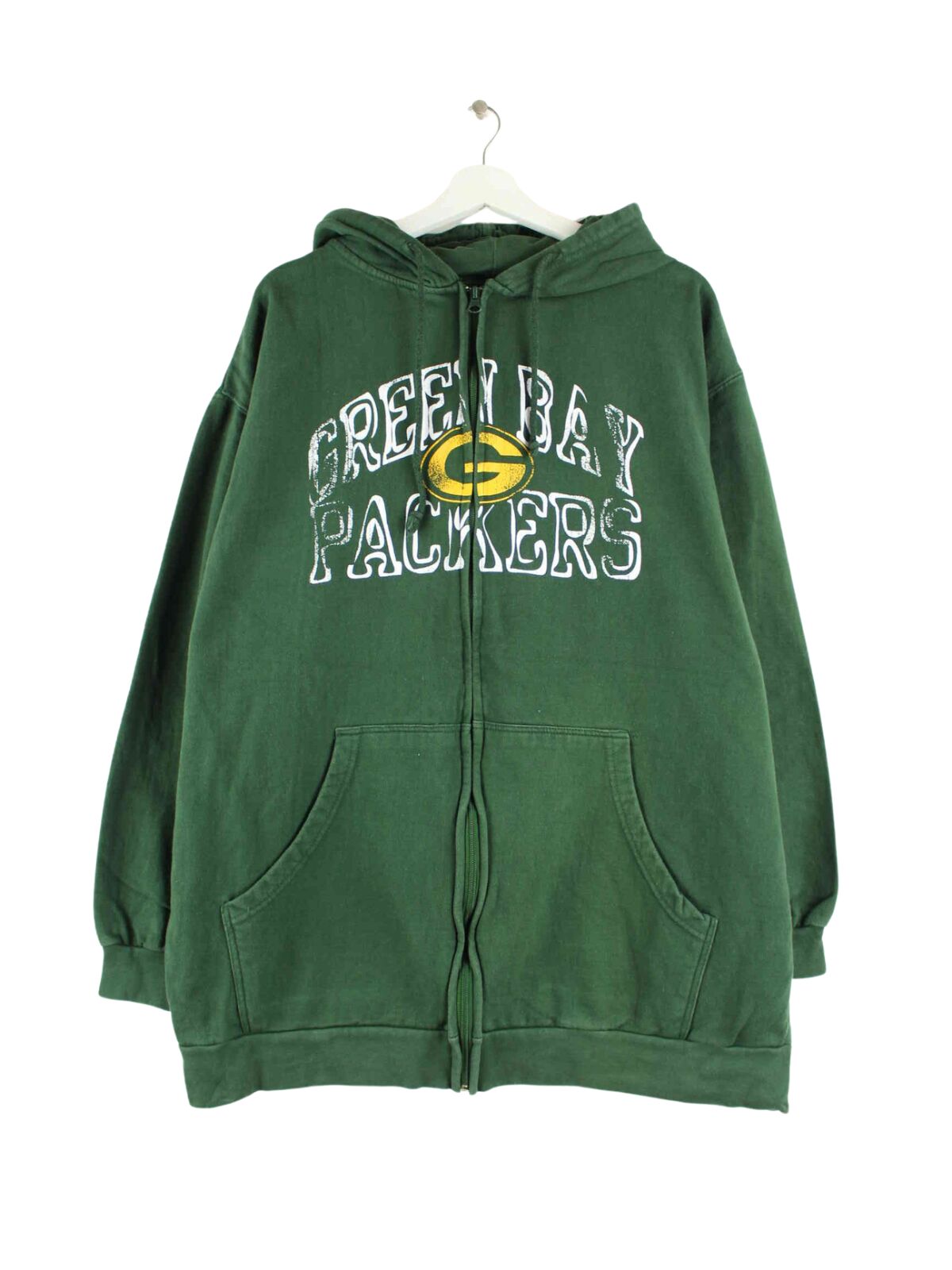 NFL Green Bay Packers Print Zip Hoodie Grün XXL (front image)