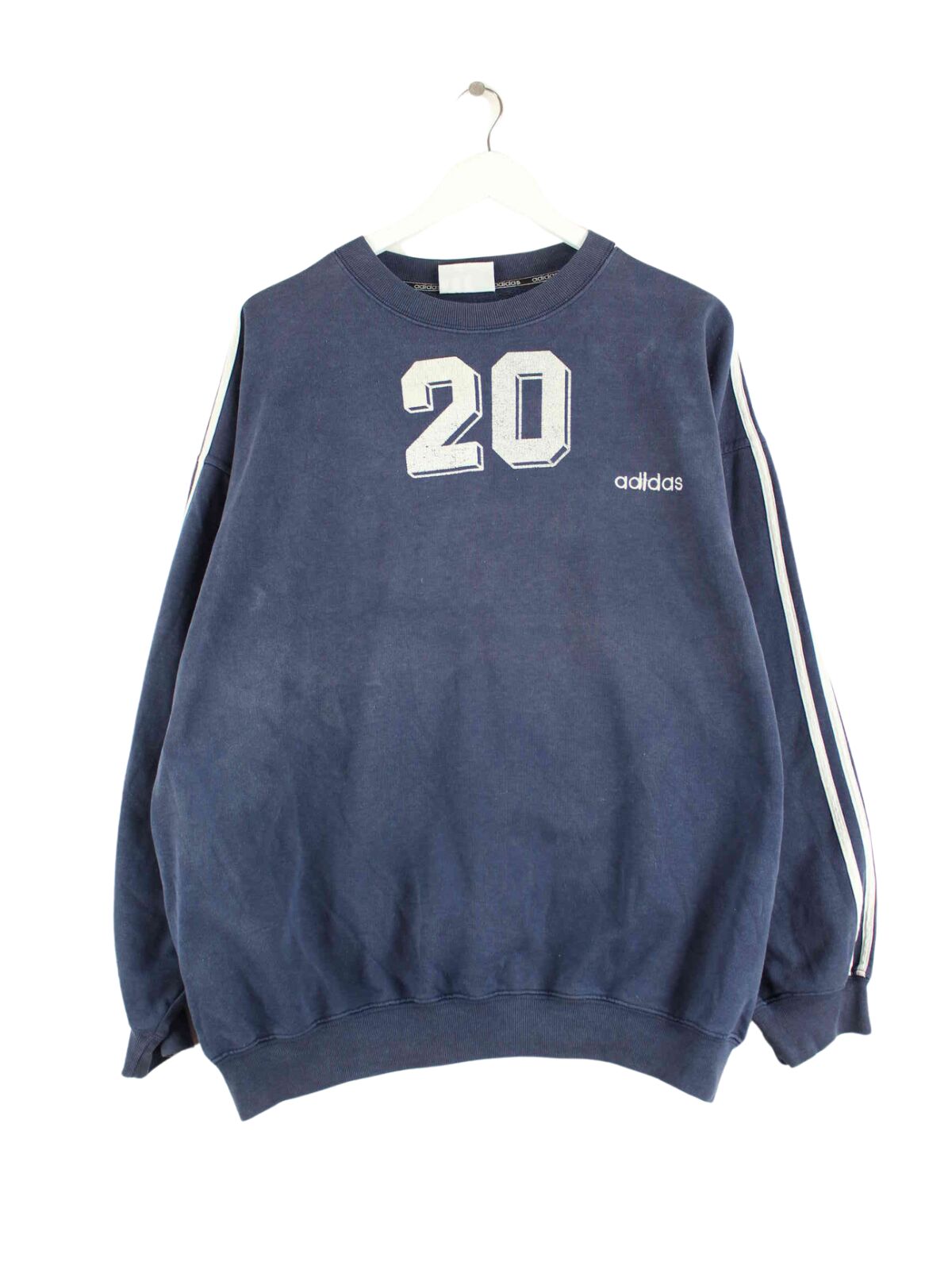 Adidas 90s Vintage Chuinga #20 Print Sweater Blau XL (front image)