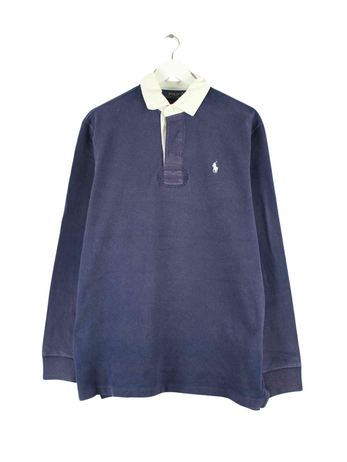 Ralph Lauren Langarm Polo Blau M (front image)