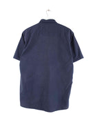 Tommy Hilfiger 00s Kurzarm Hemd Blau XL (back image)