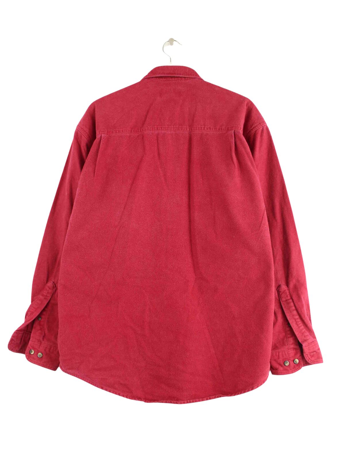 Eddie Bauer 00s Heavy Hemd Rot L (back image)