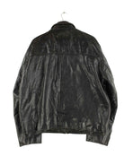 Redskins 90s Vintage Leder Jacke Schwarz XXL (back image)