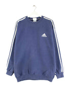 Adidas 90s Vintage 3-Stripes Sweater Blau L (front image)