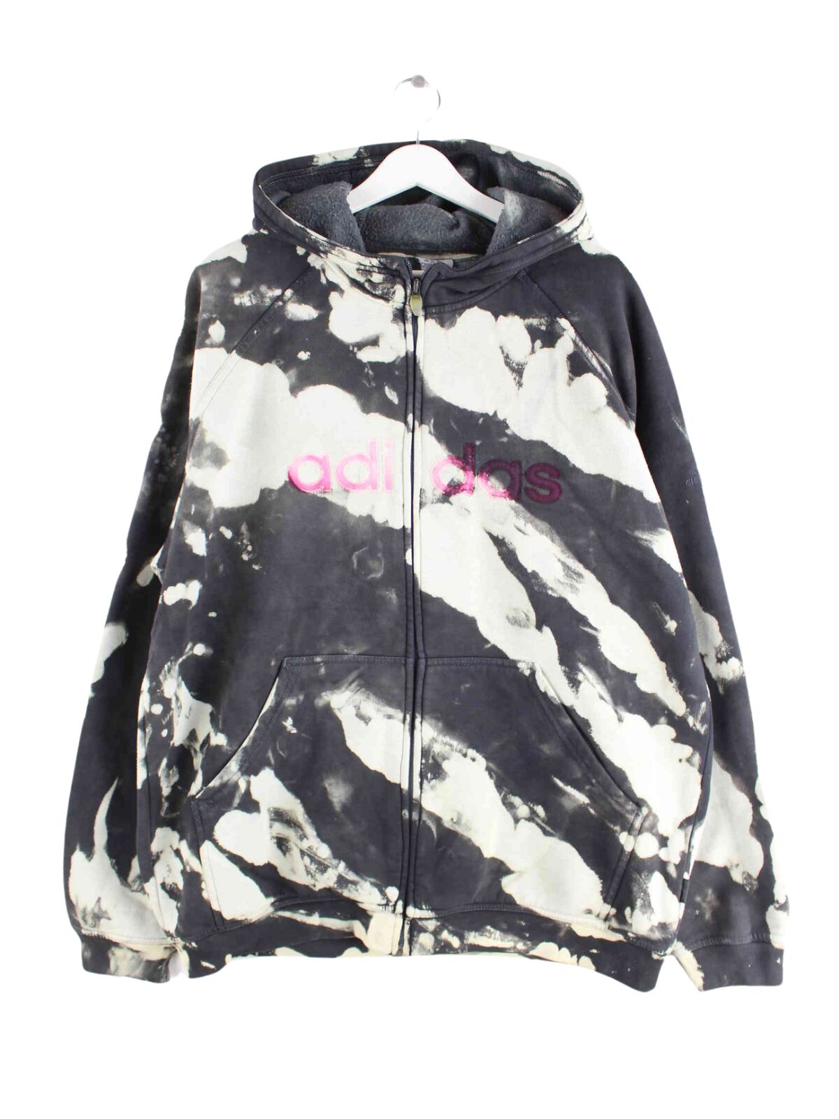 Adidas y2k Tie Dye Zip Hoodie Mehrfarbig XL (front image)