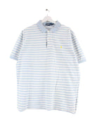 Ralph Lauren y2k Gestreiftes Polo Blau XL (front image)