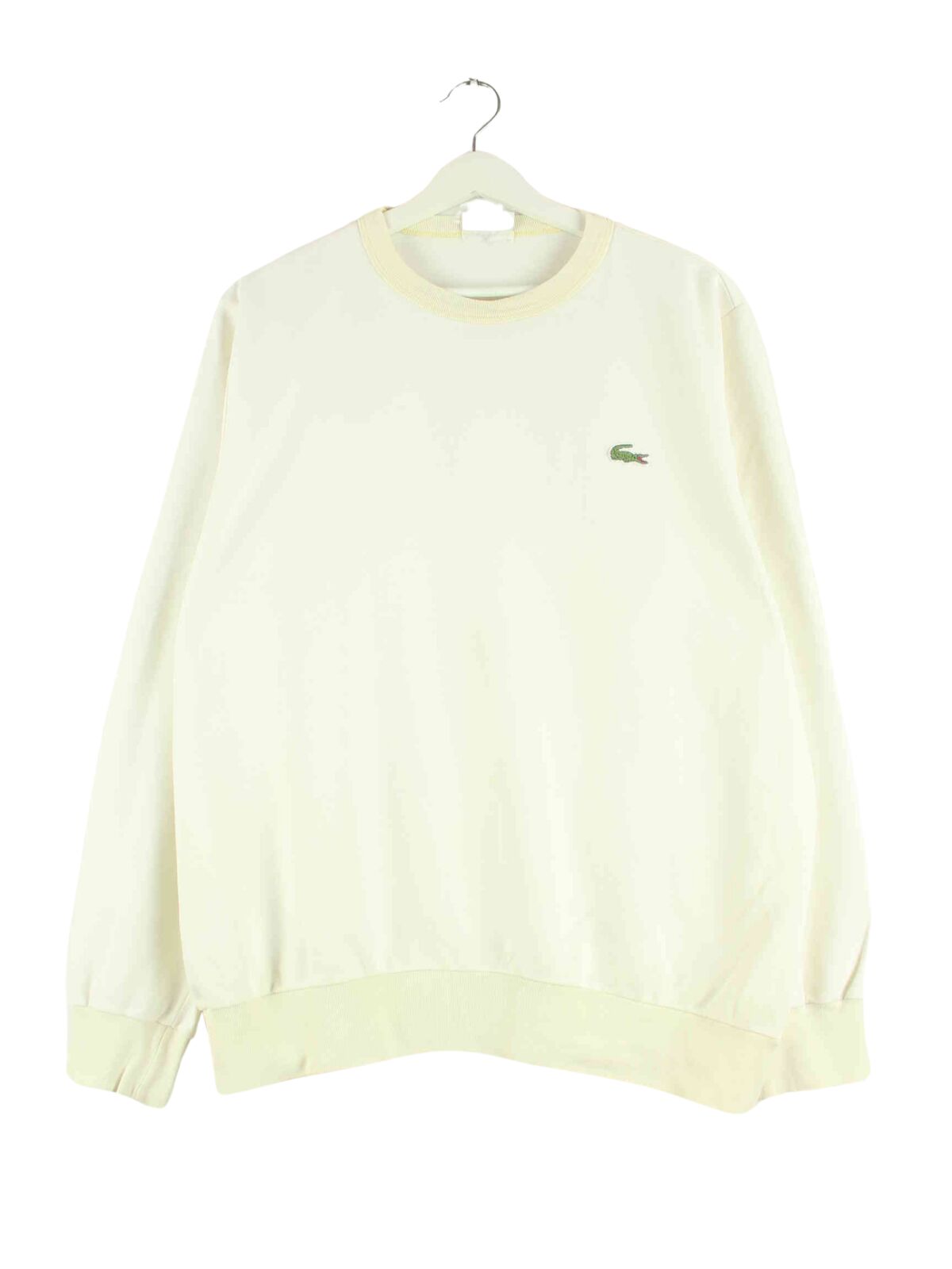 Lacoste 90s Vintage Basic Sweater Beige L (front image)