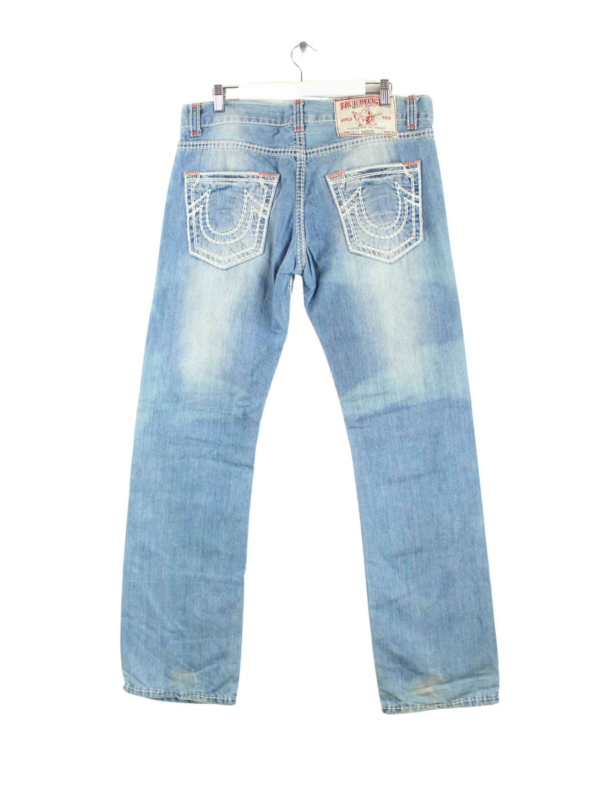 True Religion y2k Ricky Rainbow Jeans Blau W34 L34 (back image)