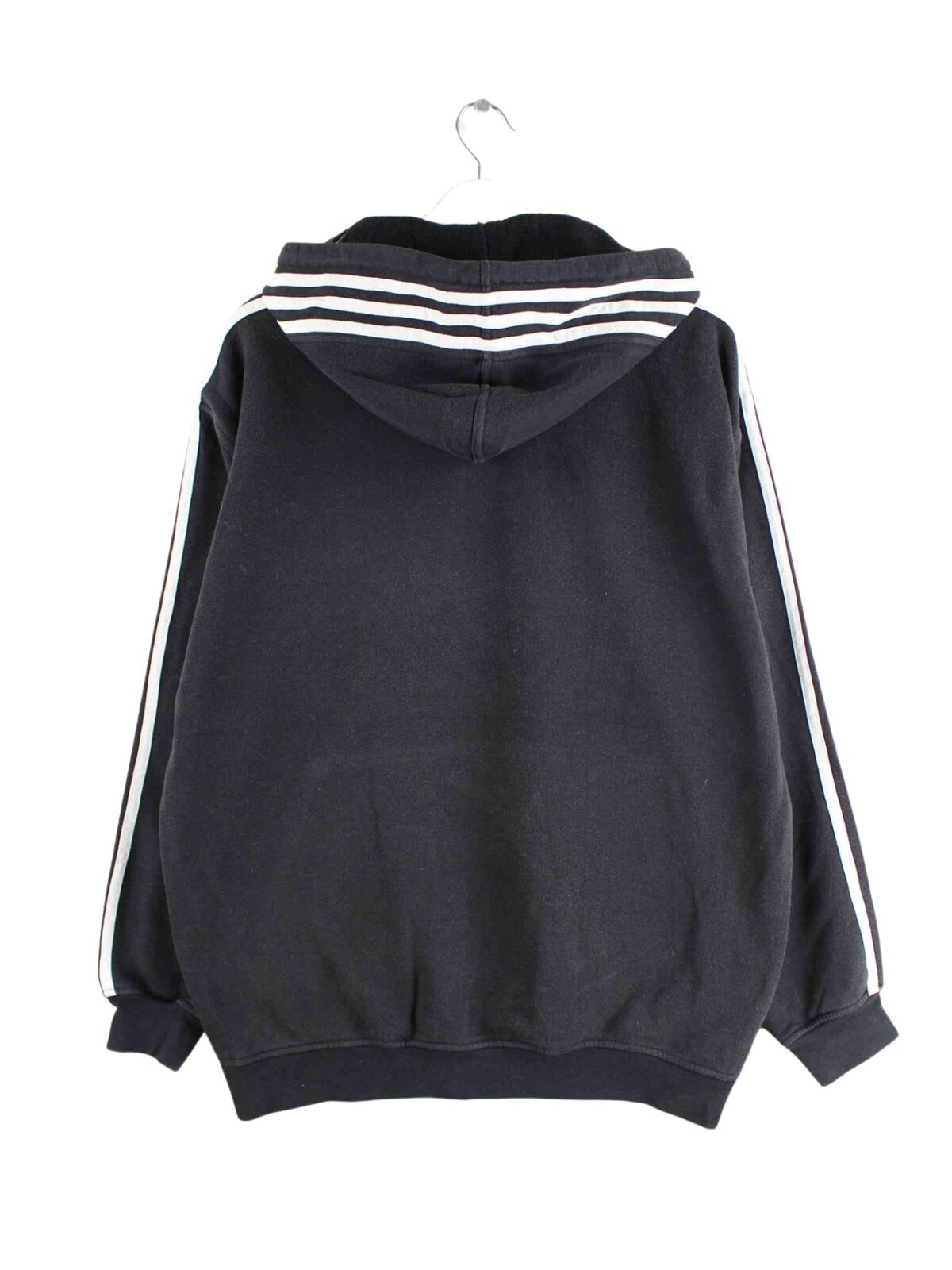 Adidas 90s Vintage Basic Hoodie Schwarz L (back image)