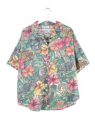 Vintage 90s Hawaii Hemd Grün XL (front image)