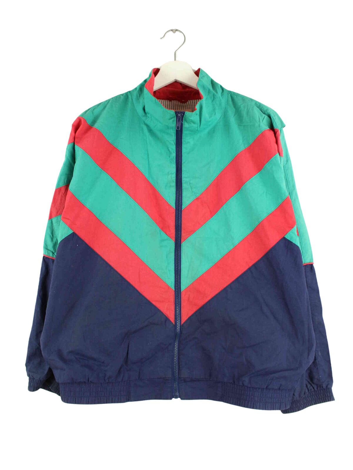 Vintage 90s Trainingsjacke Grün M (front image)