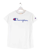 Champion Damen 90s Vintage Embroidered T-Shirt Weiß XS (front image)