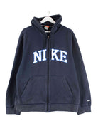 Nike Spellout Embroidered Faded Zip Hoodie Blau XL (front image)