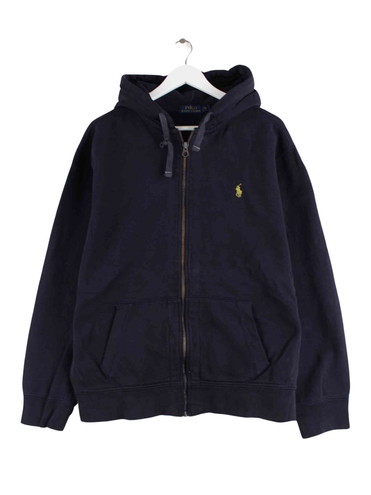 Ralph Lauren Embroidered Zip Hoodie Blau XL (front image)