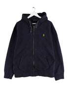 Ralph Lauren Embroidered Zip Hoodie Blau XL (front image)