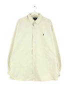 Ralph Lauren 90s Vintage Ellington Hemd Beige XXL (front image)