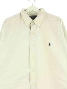 Ralph Lauren 90s Vintage Ellington Hemd Beige XXL (back image)