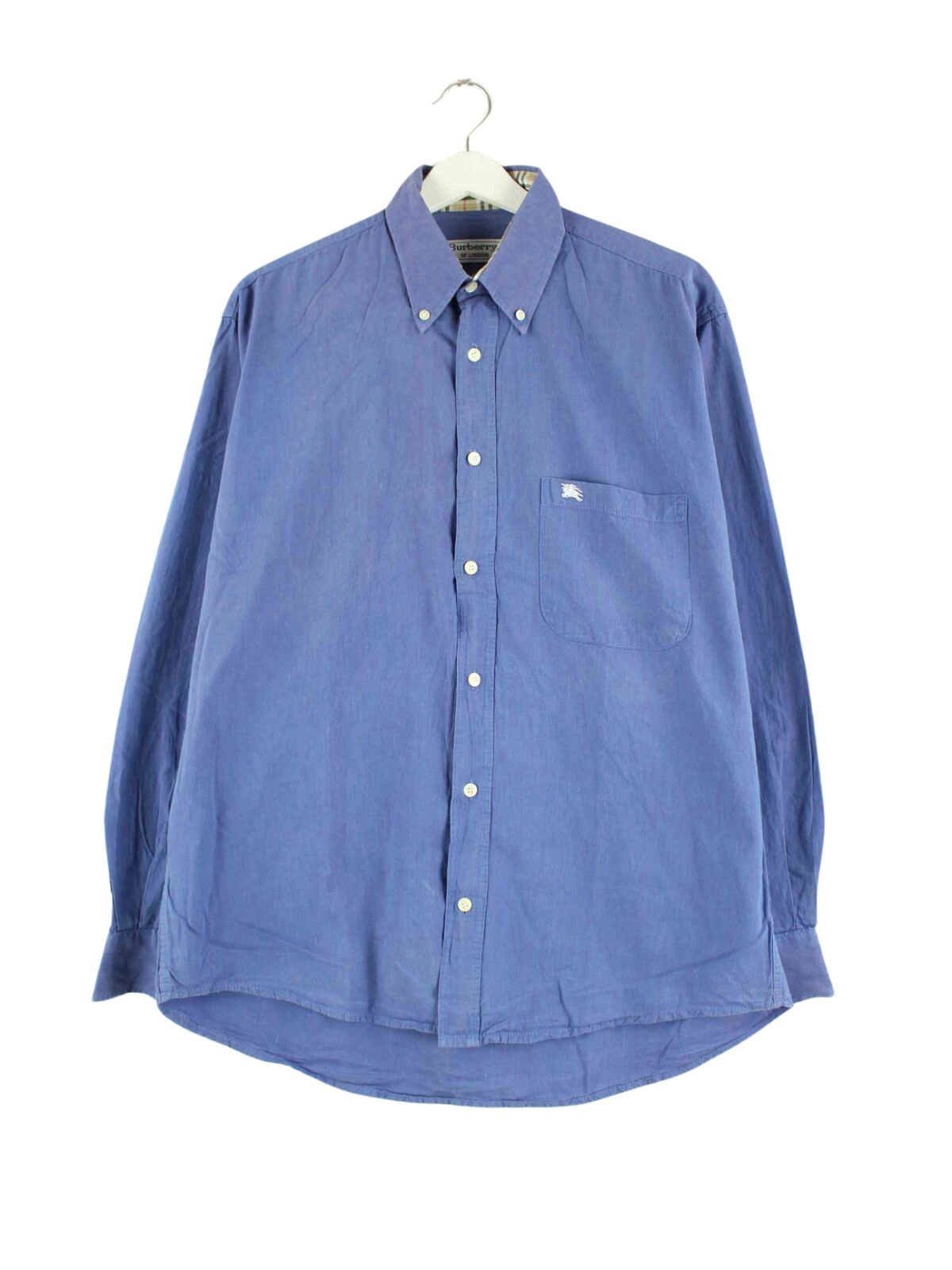 Burberry 90s Vintage Hemd Blau L (front image)