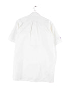 Dickies 90s Vintage P1 Motorsport Embroidered Hemd Weiß L (back image)