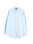 Ralph Lauren 90s Vintage Yarmouth Hemd Blau XXL (front image)