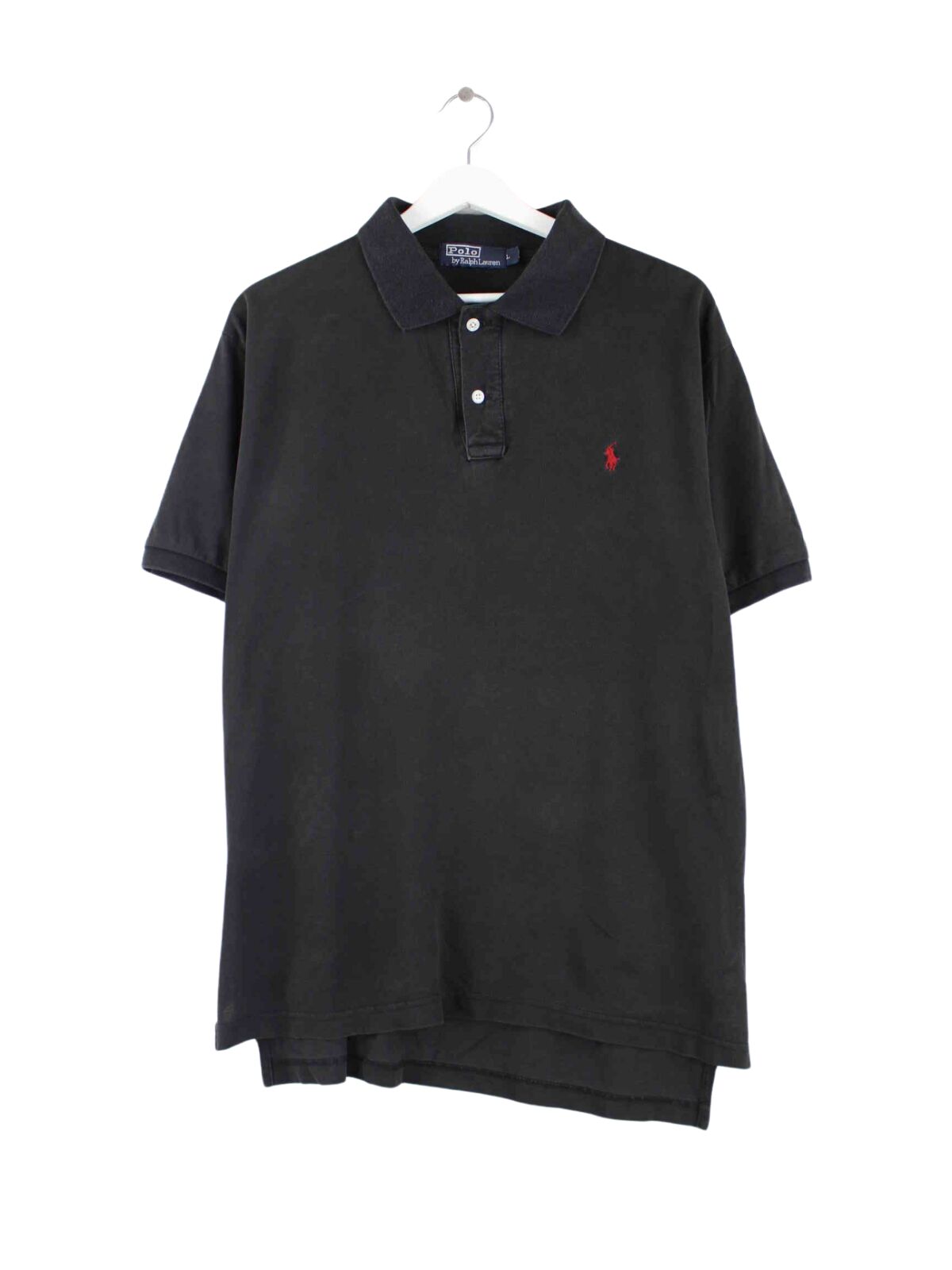 Ralph Lauren 90s Vintage Polo Schwarz L (front image)