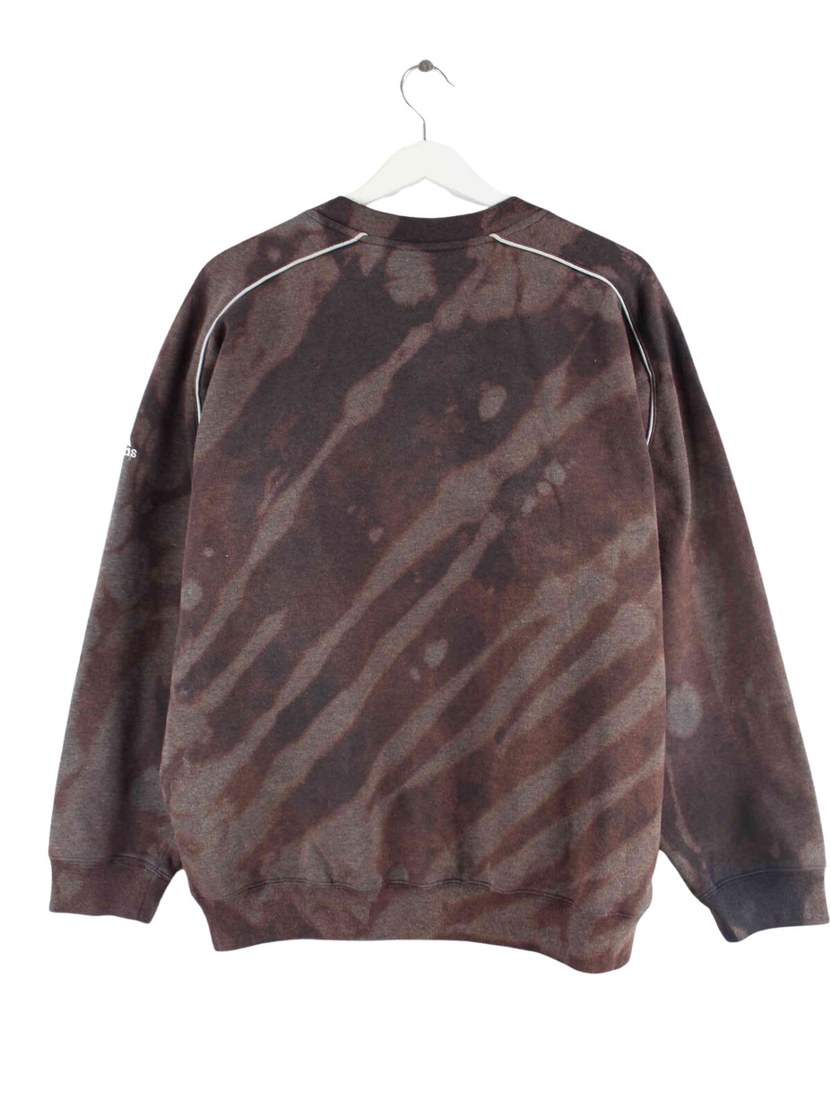 Adidas y2k Embroidered Tie Dye Sweater Braun L (back image)