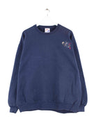 Jerzees 90s Vintage Embroidered Sweater Blau XL (front image)