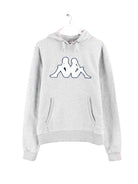 Kappa Embroidered Logo Hoodie Grau M (front image)