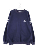 Adidas 90s Vintage Perfomance Sweater Blau XXL (front image)