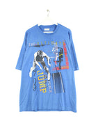 Adidas 80s Vintage Print T-Shirt Blau XXL (front image)