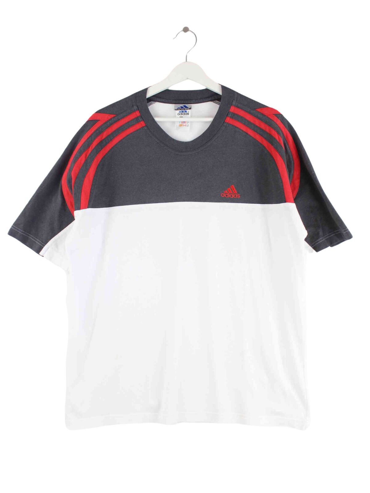 Adidas 90s Vintage T-Shirt Weiß XL (front image)