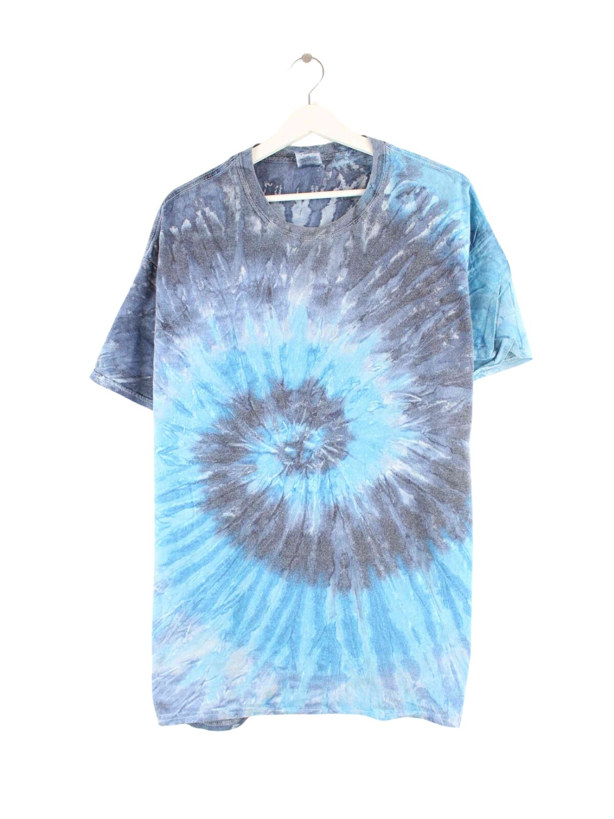 Vintage y2k Tie Dye T-Shirt Blau XL (front image)