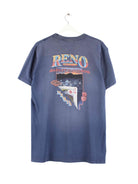 Harley Davidson 90s Vintage Reno print T-Shirt Blau M (back image)