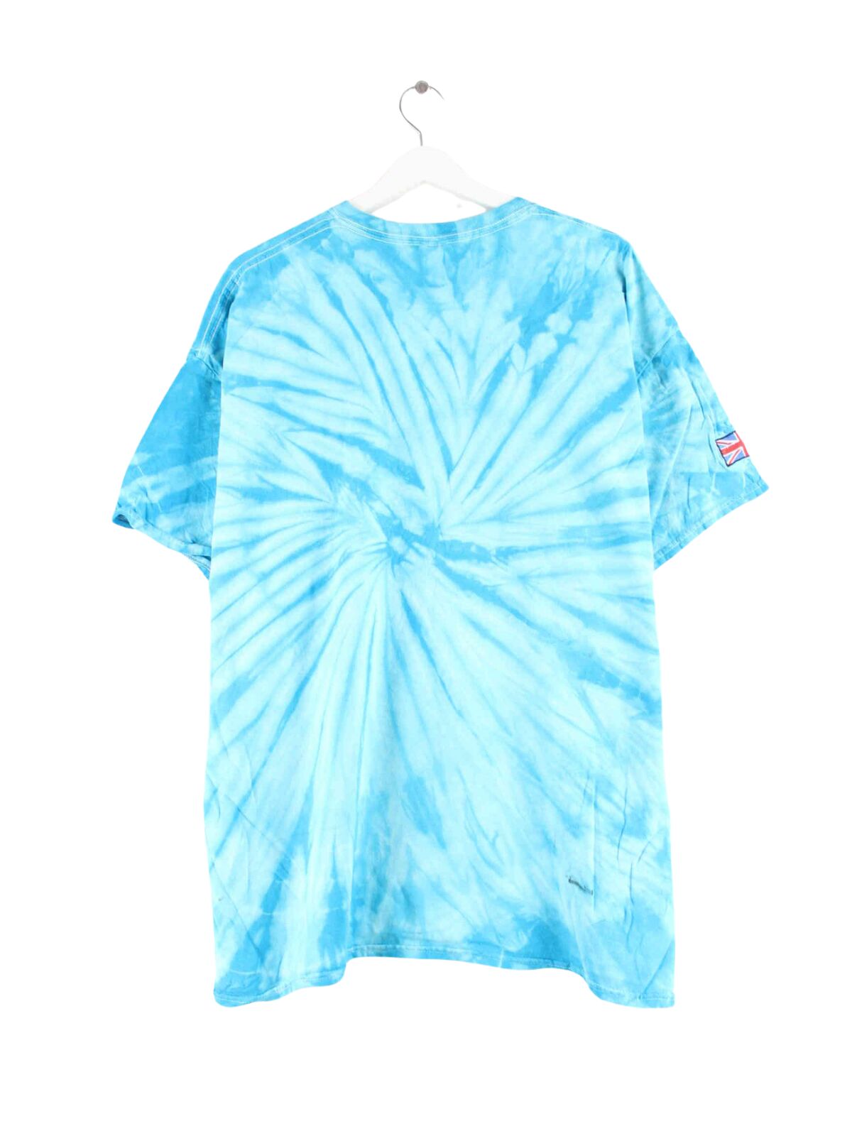 Gildan Street Embroidered Tie Dye T-Shirt Blau XL (back image)