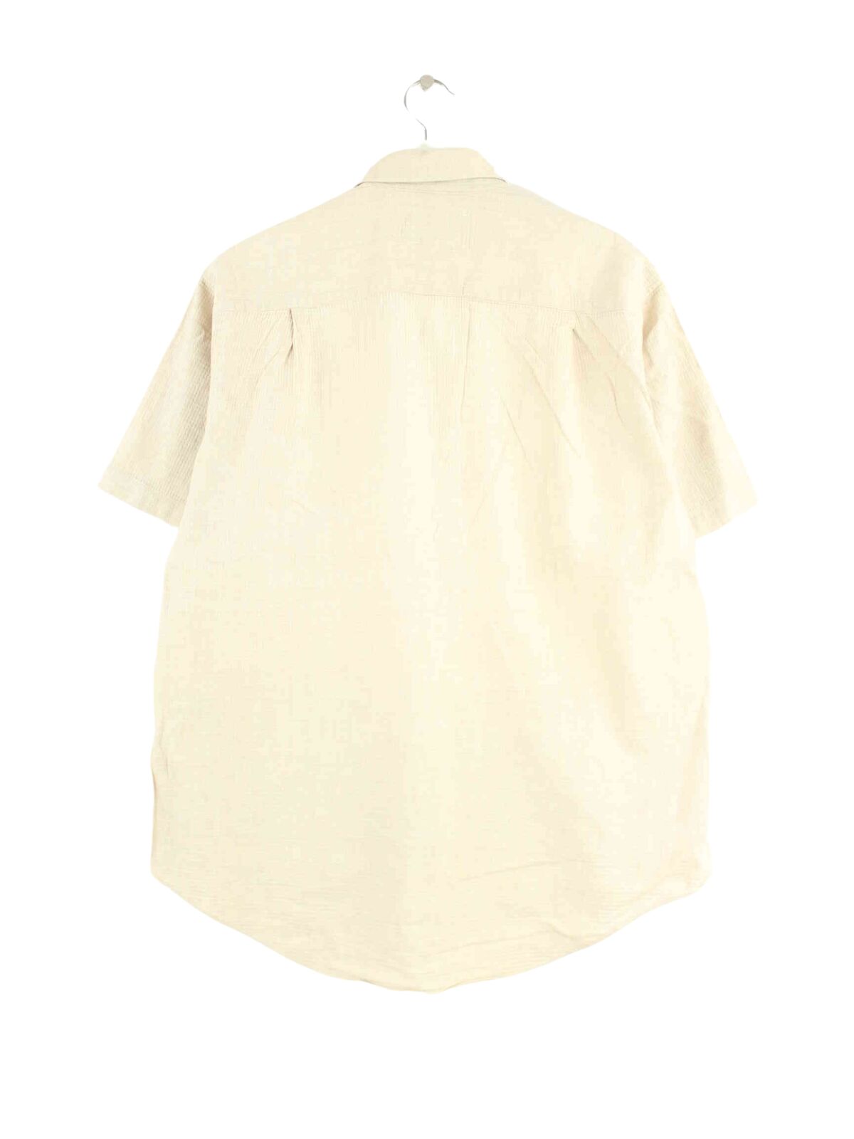 Levi's 90s Vintage Kurzarm Hemd Beige L (back image)
