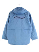 Nike 90s Vintage Center Swoosh Embroidered Jacke Blau L (back image)