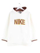 Nike 00s Spellout Embroidered Hoodie Weiß L (front image)