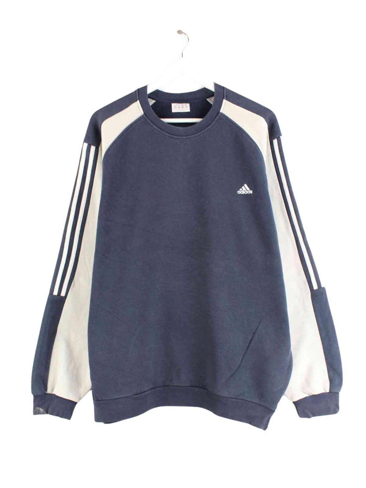 Adidas y2k Embroidered 3-Stripes Sweater Blau L (front image)