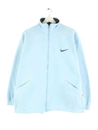 Nike 90s Vintage Embroidered Sweatjacke Blau L (front image)