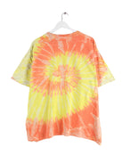 Gildan Heavy Cotton Tie Dye T-Shirt Gelb XL (back image)