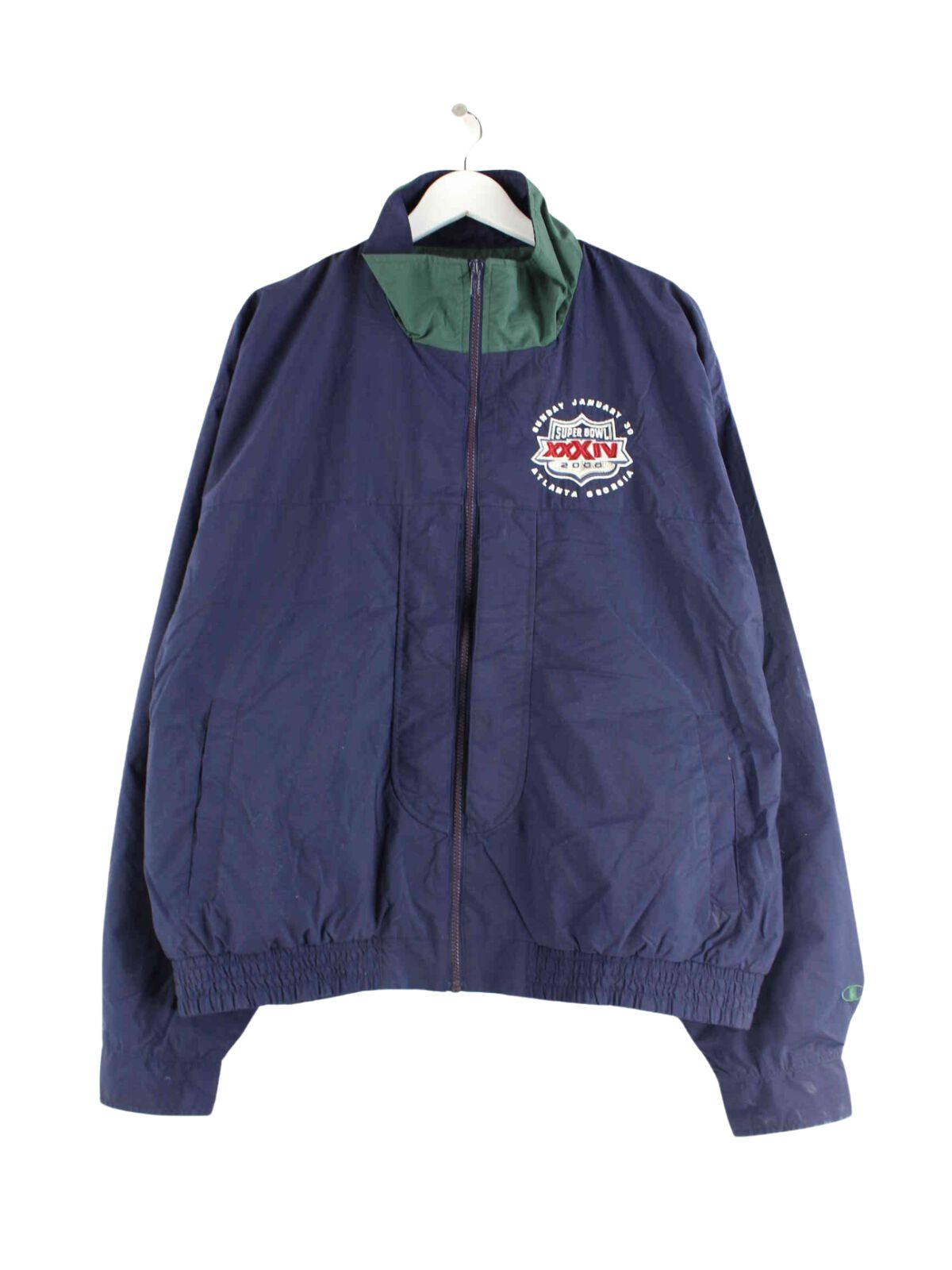 Champion Super Bowl 2000 Atlanta Trainingsjacke Blau XL (front image)