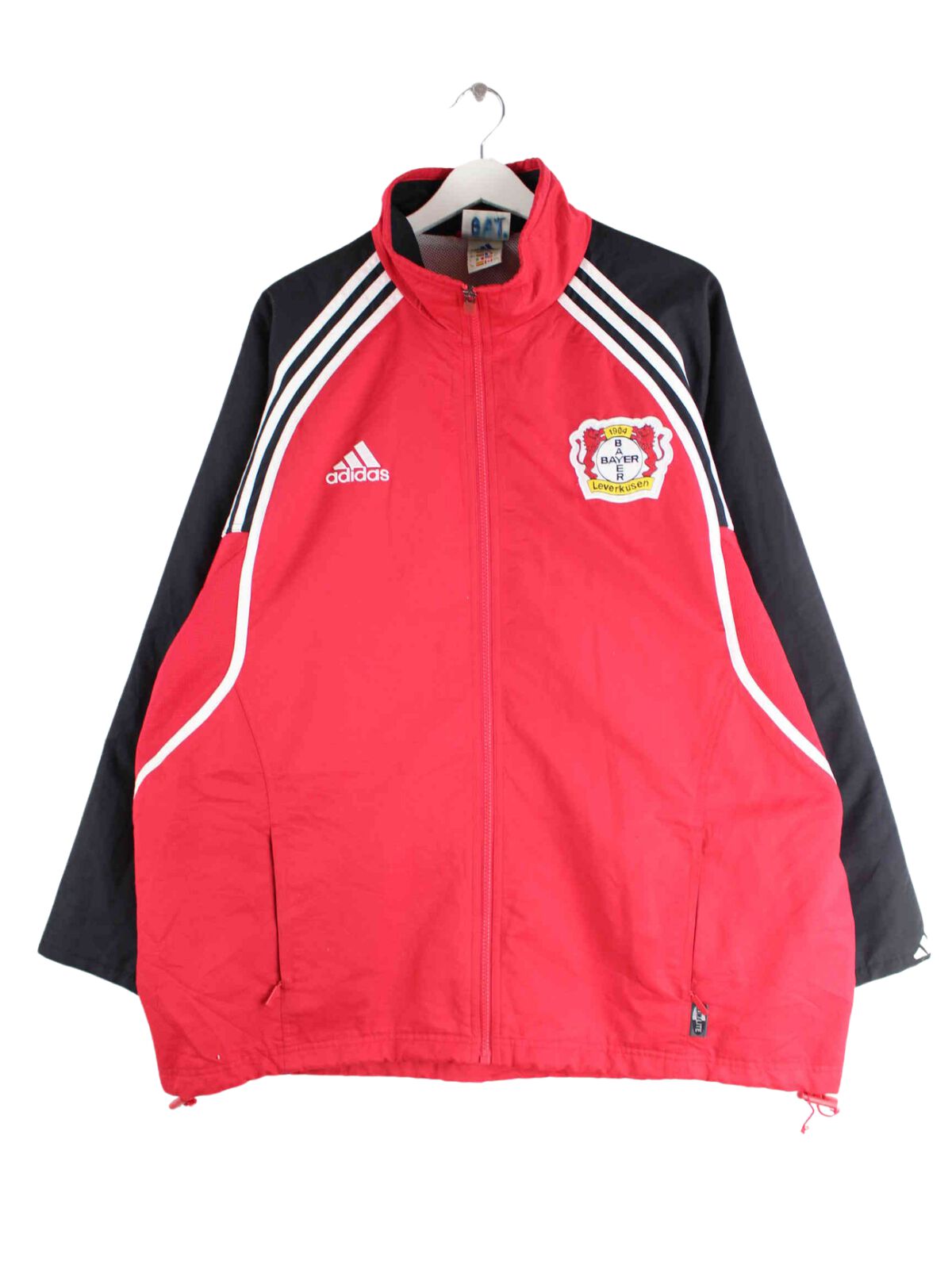 Adidas 90s Vintage Leverkusen Trainingsjacke Rot 4XL (front image)