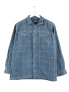 Patagonia Damen y2k Flanell Hemd Blau L (front image)