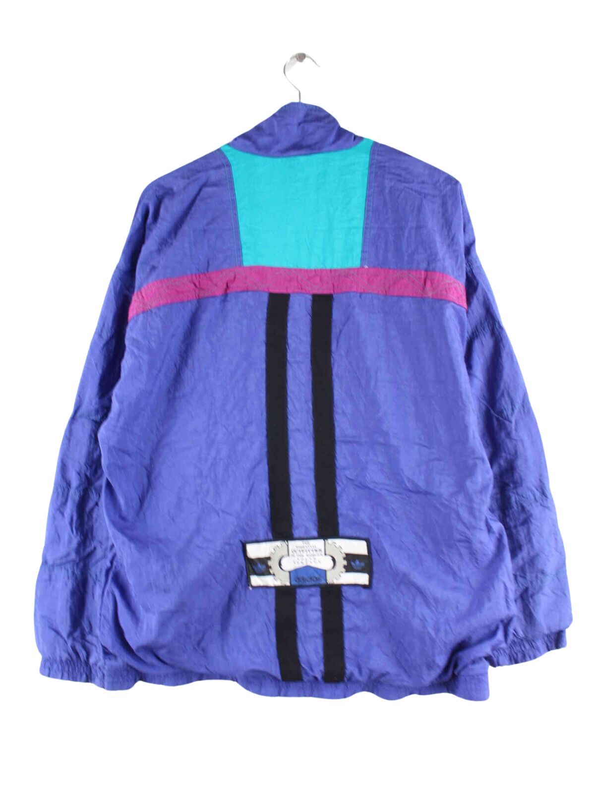 Adidas 80s Vintage Worlds Youth Trainingsjacke Lila L (back image)