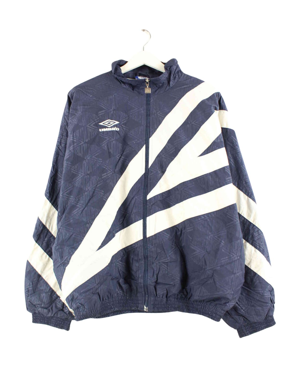 Umbro 90s Vintage Trainingsjacke Blau M (front image)